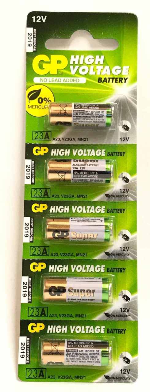 GP 23A 12V ALKALİN PİL (1 kart 5 Adet)
