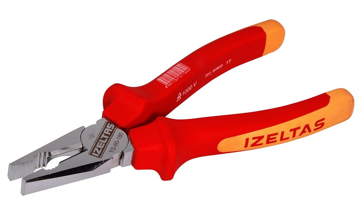 İZELTAŞ 1000V İzoleli Elektrikci Kombine Pense