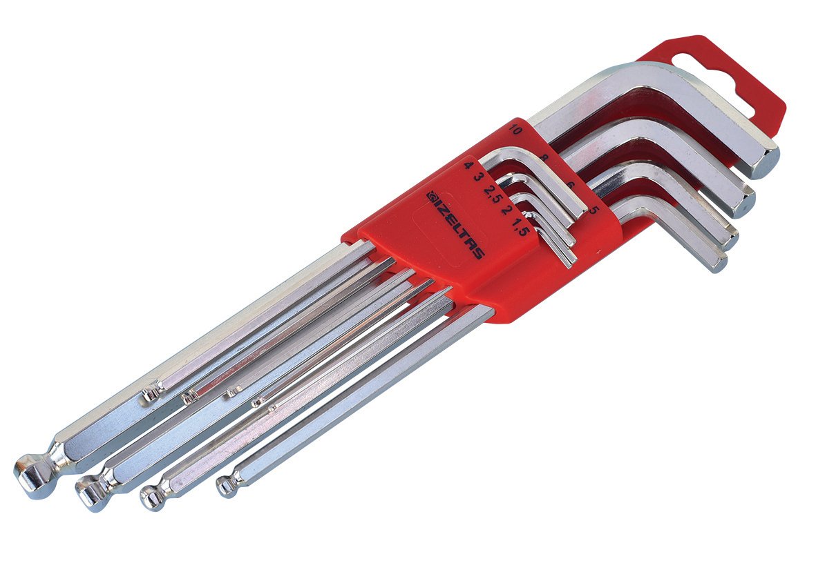 İZELTAŞ Yuvarlak Başlı Uzun Allen Anahtar Takımı