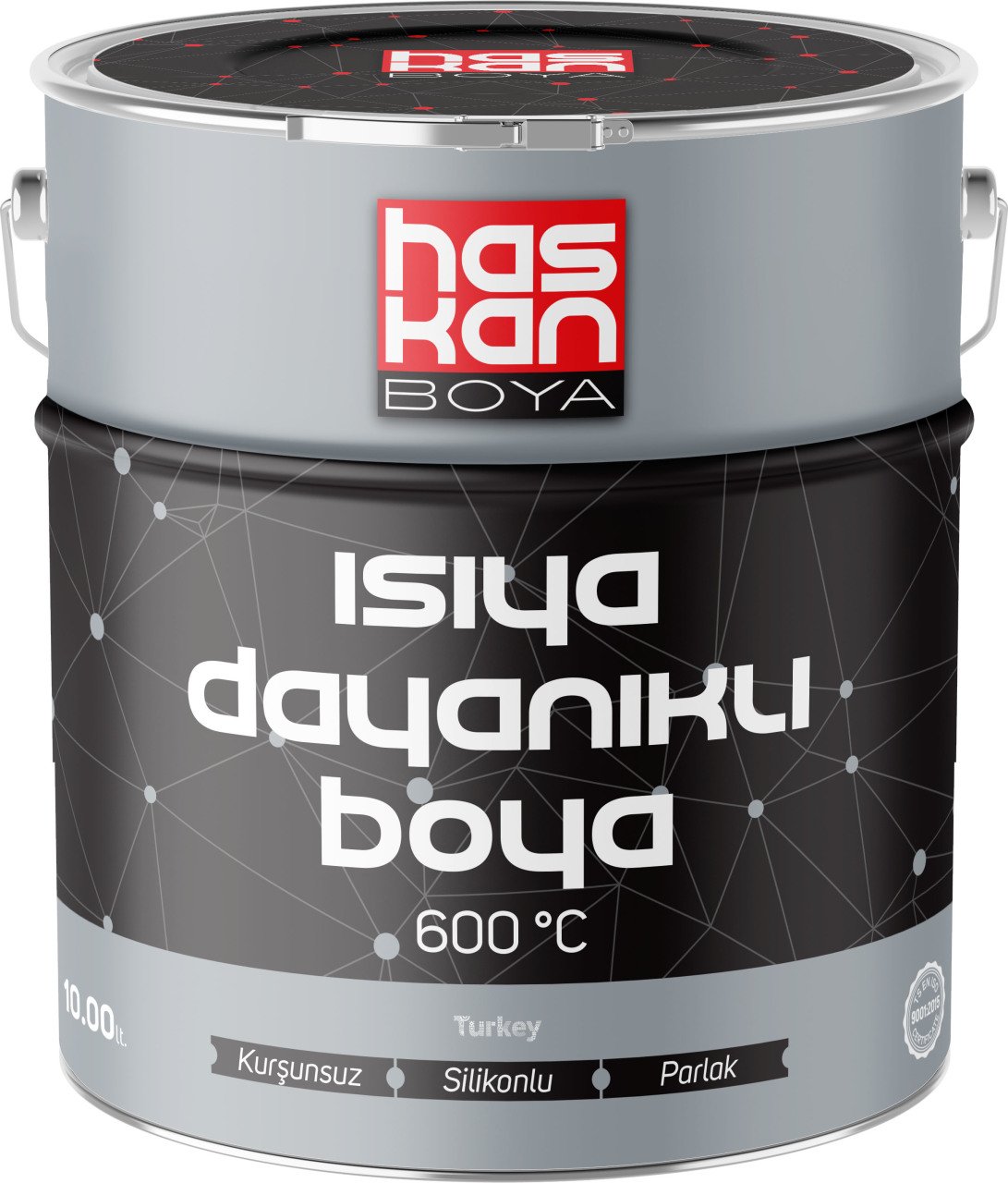 Isıya Dayanıklı Boya 600 Derece Siyaj 10 lt
