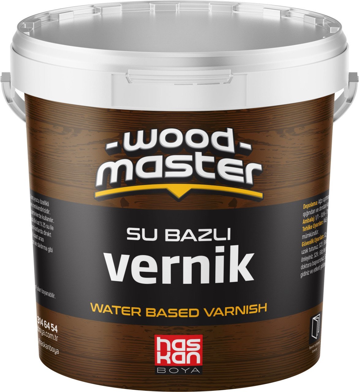 HASKAN Su Bazlı Vernik 0,7 KG / 0,6 LT