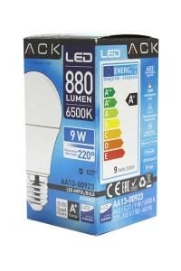 ACK 9W LED Ampul 800 Lümen Beyaz Işık